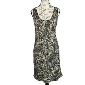 Peruvian Connection pima cotton sleeveless knee-length sheath dress  Small